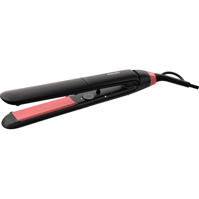 Πρέσα Μαλλιών Philips StraightCare Essential BHS376/00 Μαύρο-Ροζ