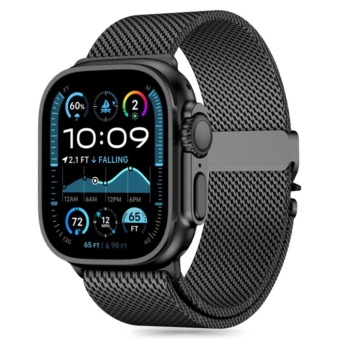 Tech-Protect Milano Apple Watch 6 / 7 / 8 / 9 / 10 / SE / Ultra 1 / 2 44/45/46/49mm Black