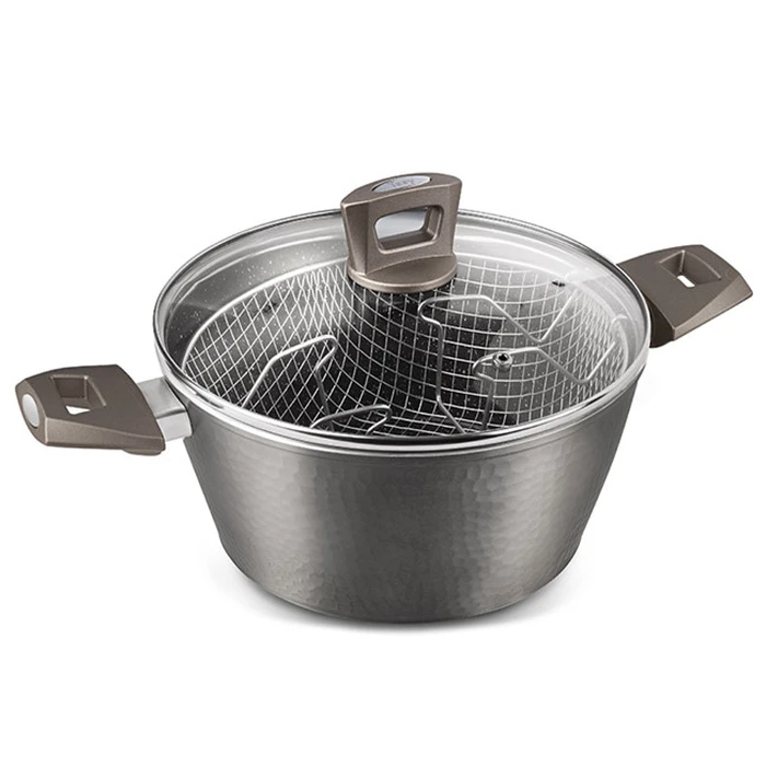 Κατσαρόλα Φριτέζα 24Cm Izzy Onyx