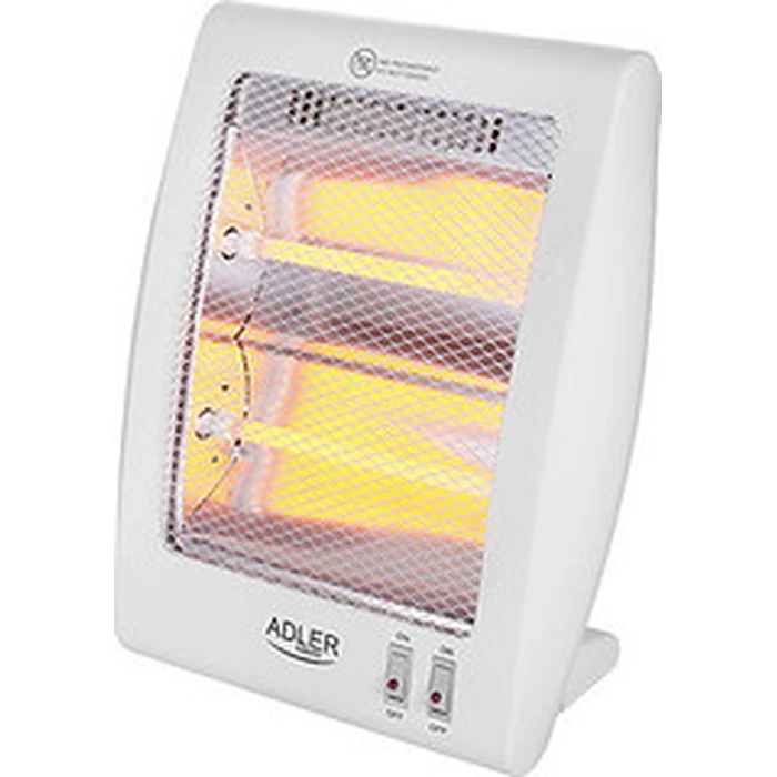 Σόμπα Αλογόνου Adler AD 7709 Indoor White 800W Quartz electric space