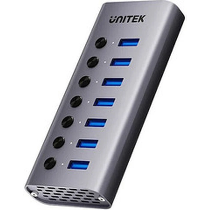 USB Hub Unitek USB-A 3.0 5 Gbps with 7-in-1 switch H1314A01-EU