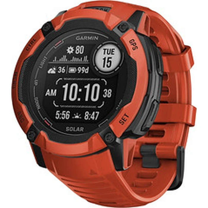 Smartwatch Garmin Instinct 2X Solar (1.1") MIP Red GPS (satellite)