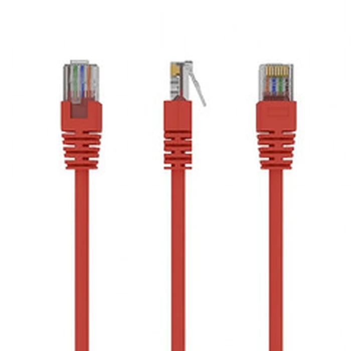 Καλώδιο Δικτύου Lanberg cat.5E UTP 1.5M Red FLUKE PASSED 10-PACK