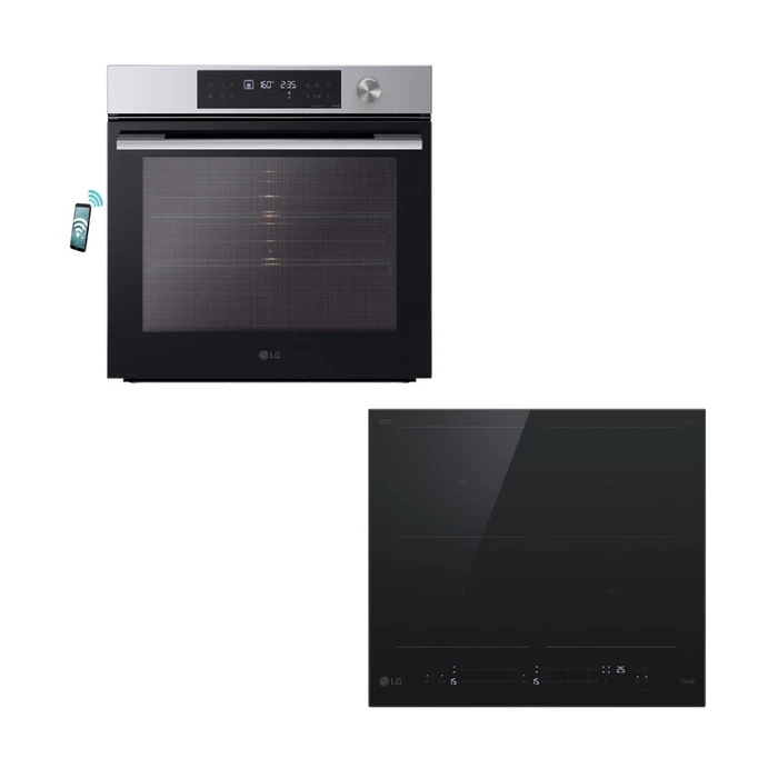 Σετ Εντοιχισμού LG CBIZ2437B WSED7612S Inox