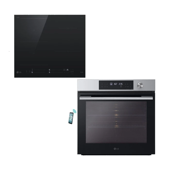 Σετ Εντοιχισμού LG CBIZ2435B WSED7612S Inox