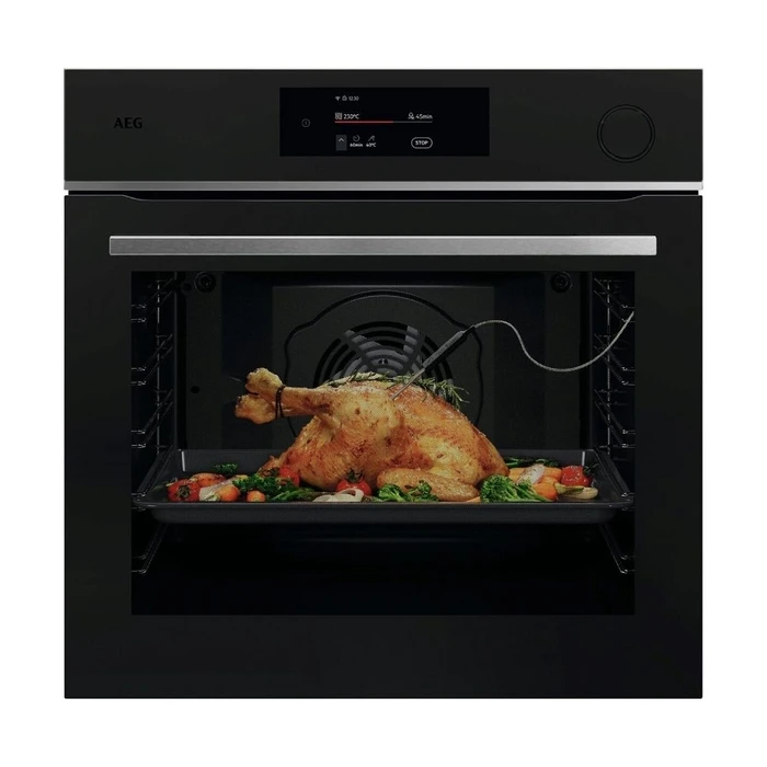 Φούρνος Εντοιχιζόμενος AEG TR7PB731ST Black