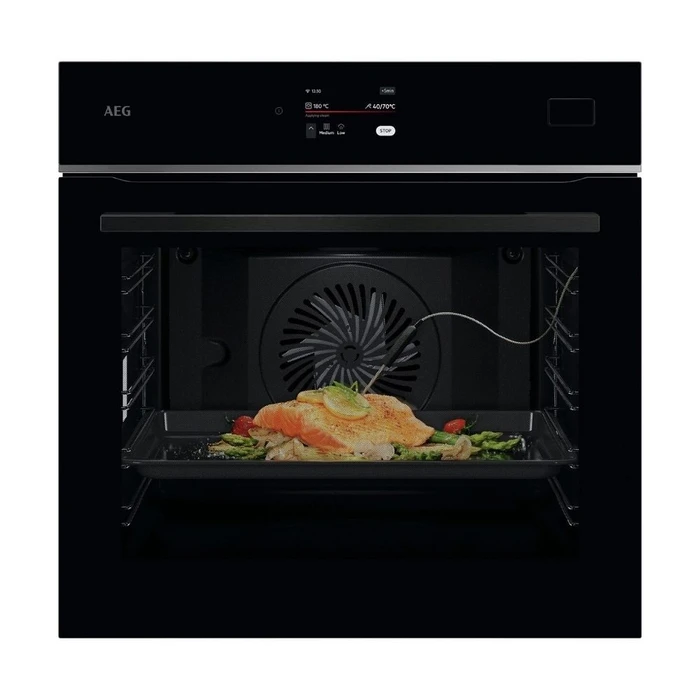 Φούρνος Εντοιχιζόμενος AEG TB8SB73ZAB Black