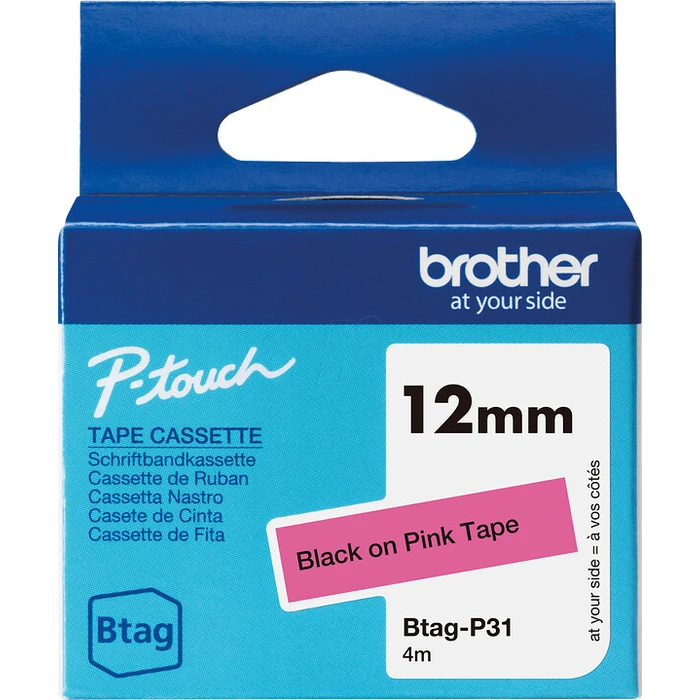 Ταινία Ετικετογράφου Brother BTAG-P31 - Roll (1.2 cm x 4 m)