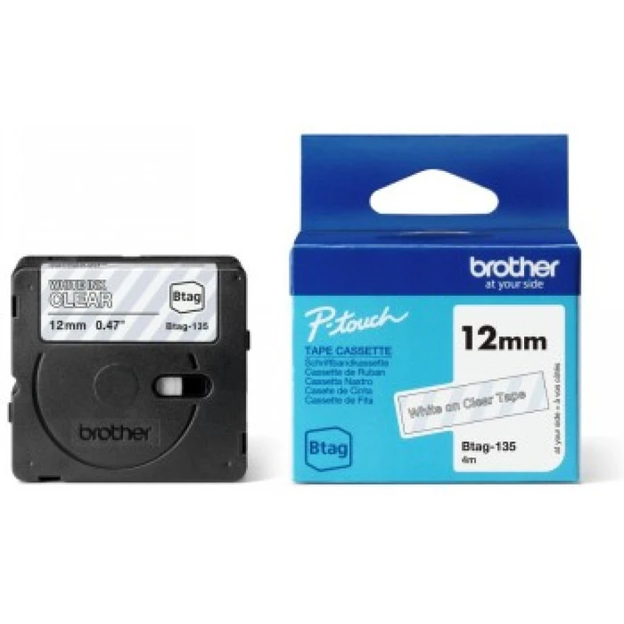 Ταινία Ετικετογράφου Brother BTAG-135 - Roll (1.2 cm x 4 m)