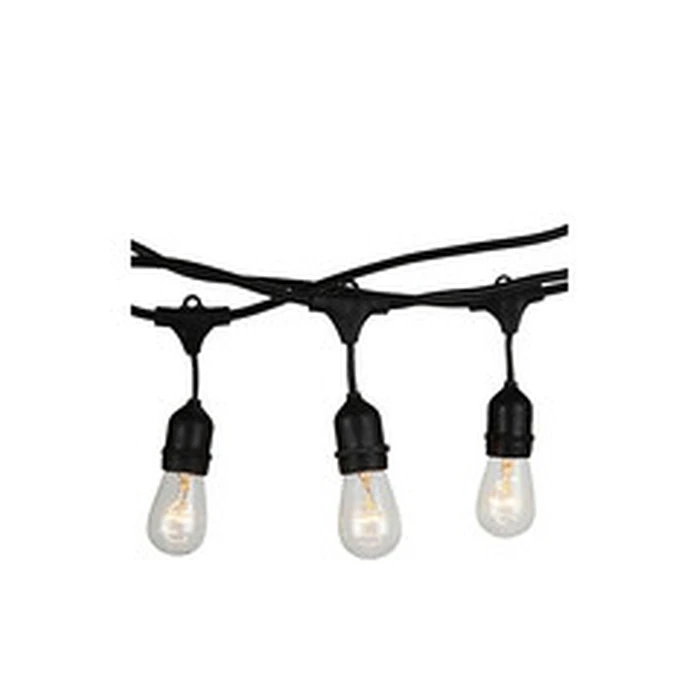 Γιρλάντα Φωτισμού V-TAC VT-713 15m 15 bulb holders E27 rubber + socket IP54 (SKU 3673) Black