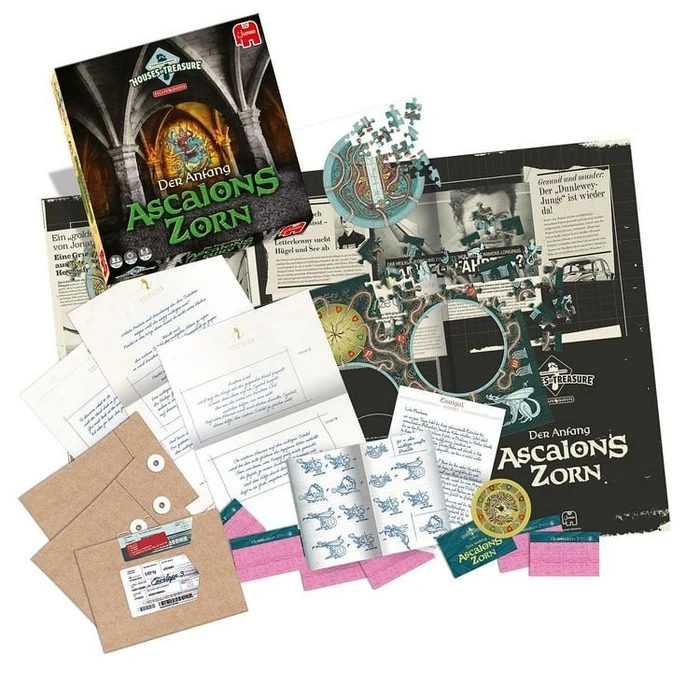 Επιτραπέζιο Παιχνίδι Jumbo Houses of Treasure Escape Quest Der Anfang: Ascalons Zorn DE
