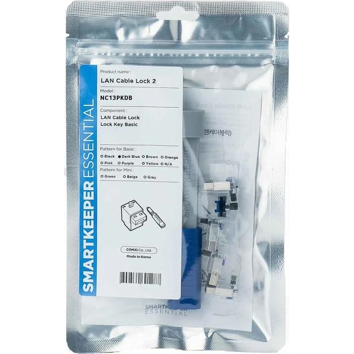 Cable Locks Smartkeeper NC13P1DB 12 x LAN 2 without Lock Key Dark Blue