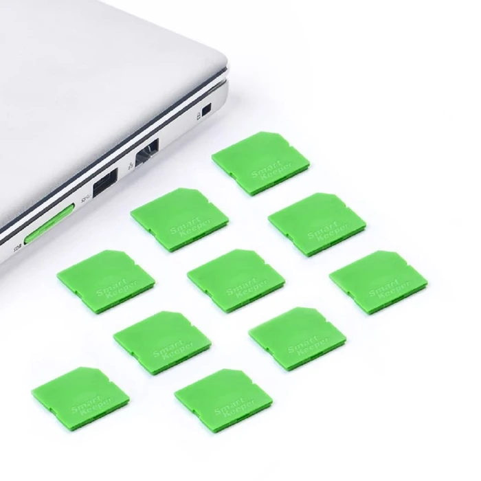 Port Blockers Smartkeeper MSD04P1GN 10 x Micro SD without Lock Key Green