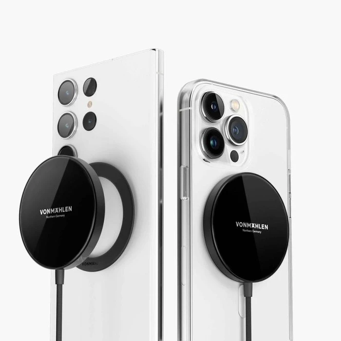 Ασύρματος Φορτιστής Vonmahlen Charging Pad Aura Mini Black (AUM00005)