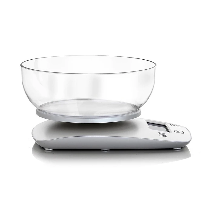 Ζυγαριά Κουζίνας Laica Digital Large Capacity Bowl 5Kg Max White-Silver Ks1060