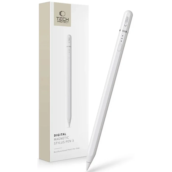 Γραφίδα Αφής Tech-Protect Apple iPad Digital Magnetic Stylus ”3” / White