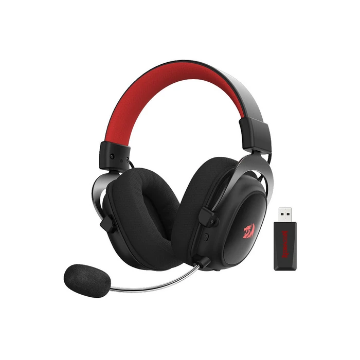 Gaming Headset Redragon H510-PRO Zeus RGB PRO Black and red