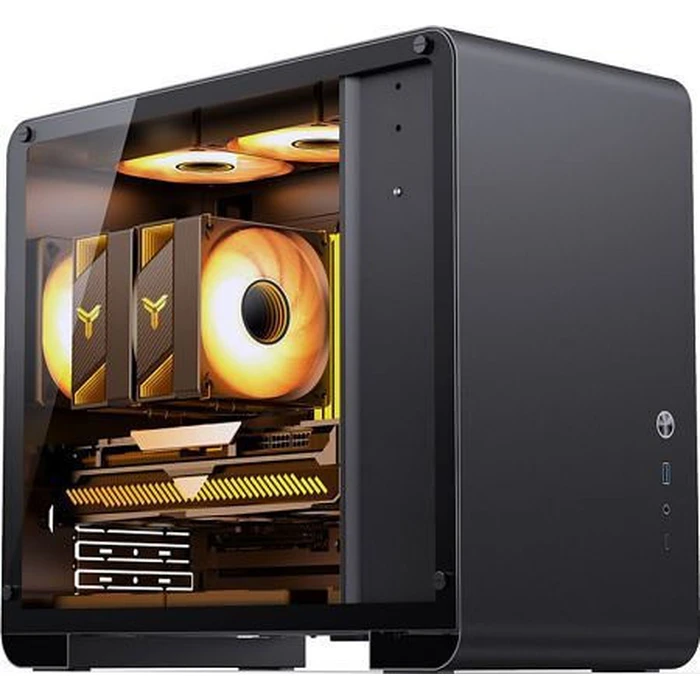 Κουτί Η/Υ Jonsbo U4 Mini, Tempered Glass - Black