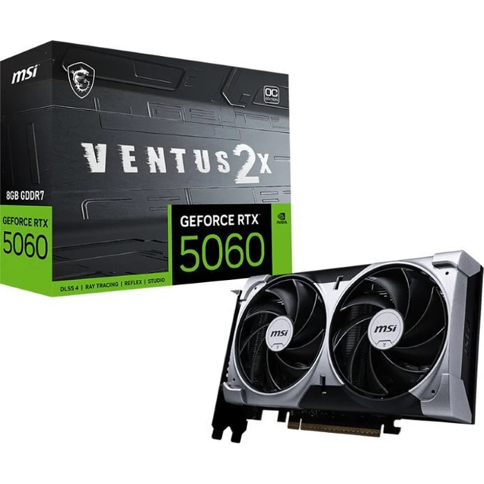 Κάρτα Γραφικών MSI GeForce RTX 5060 8GB VENTUS 2X OC DLSS 4