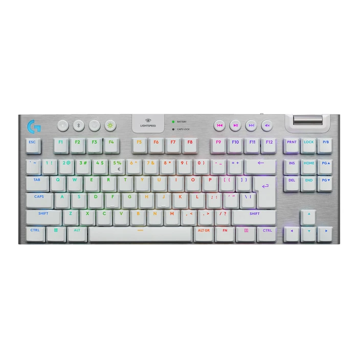 Gaming Πληκτρολόγιο Logitech G915 X TKL Tactile White