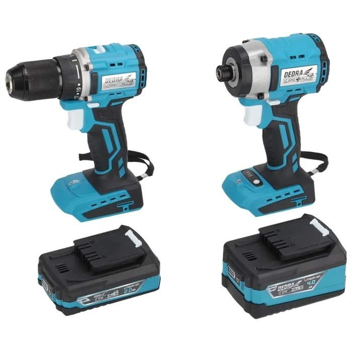 Σετ Εργαλείων Cordless tool set DED7143+DED7144 1*2.0Ah 1*4.0Ah SAS+