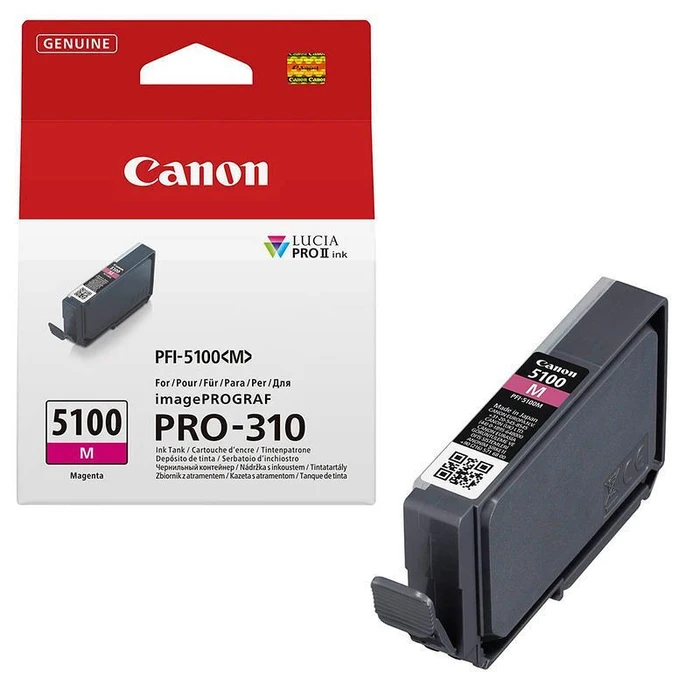 Μελάνι Canon PFI-5100 M Eur Magenta Ink