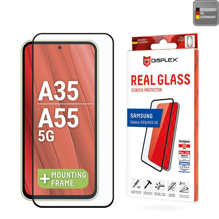 Προστασία Οθόνης E.V.I Displex Real Glass Fc Samsung A35/A55 5G