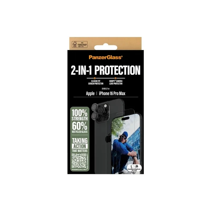 Προστασία Οθόνης PanzerGlass 2-In-1 Bundle