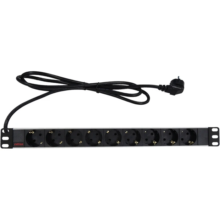 Πολύπριζο Roline 19In Steckdl. 9-F. Alu 16A 2M