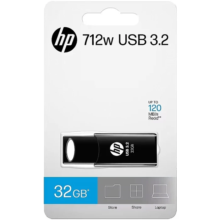 USB Flash 32GB PNY HP 712W Black USB 3.2