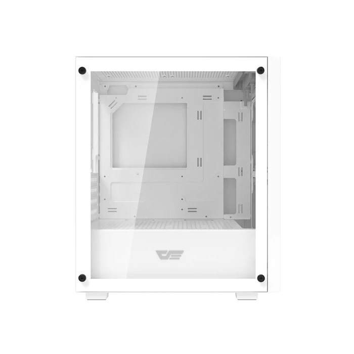 darkFlash M305 Mesh Mini Tower Case (White) - Without Fans