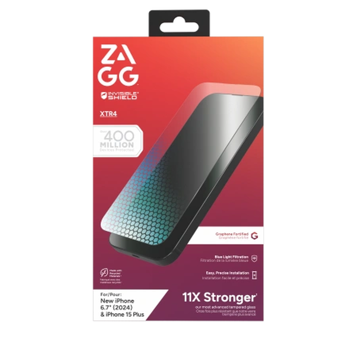 ZAGG InvisibleShield Glass XTR4 Apple iPhone 15 Plus / 16 Plus