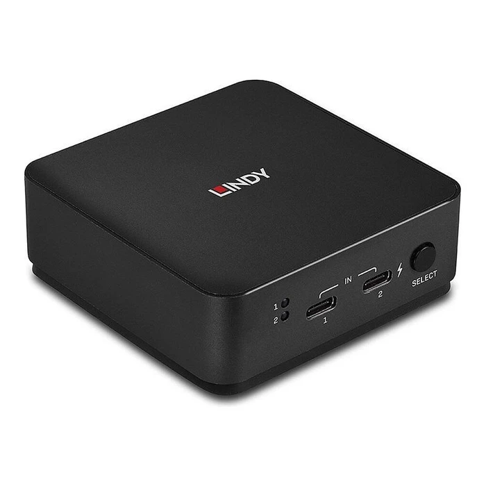 KVM Switch Lindy 2 Port Type C,Dual HDMI 4K60