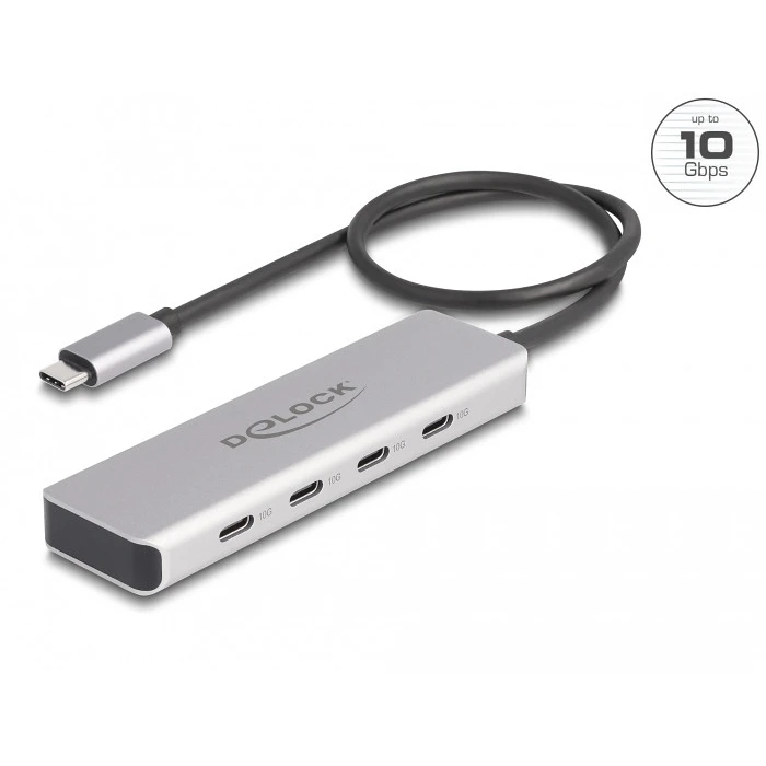 USB Hub Delock USB 10 Gbps Type-C with 4x Type-C