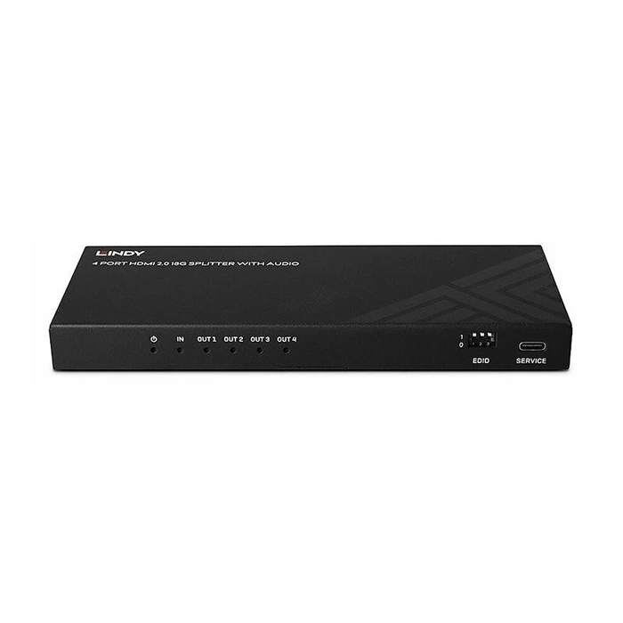 KVM Switch Lindy 4 Port HDMI 8K60 Splitter with Audio
