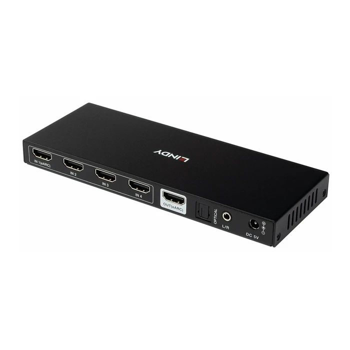 KVM Switch Lindy 4 Port HDMI 8K60 Switch with eARC