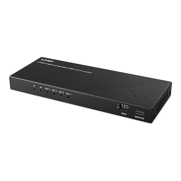 KVM Switch Lindy 4 Port HDMI 8K60 Splitter with Audio