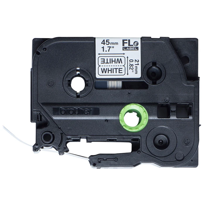 Ταινία Ετικετογράφου Fle single flag labels white/black 21x45mm Fle-2511