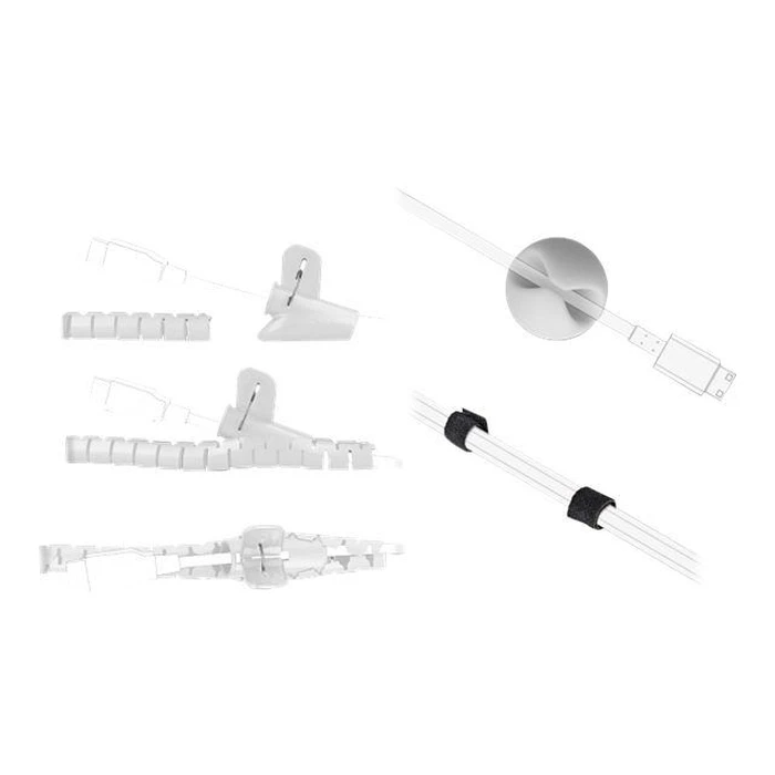 Οργανωτής Καλωδίων Delock Set 5 piece