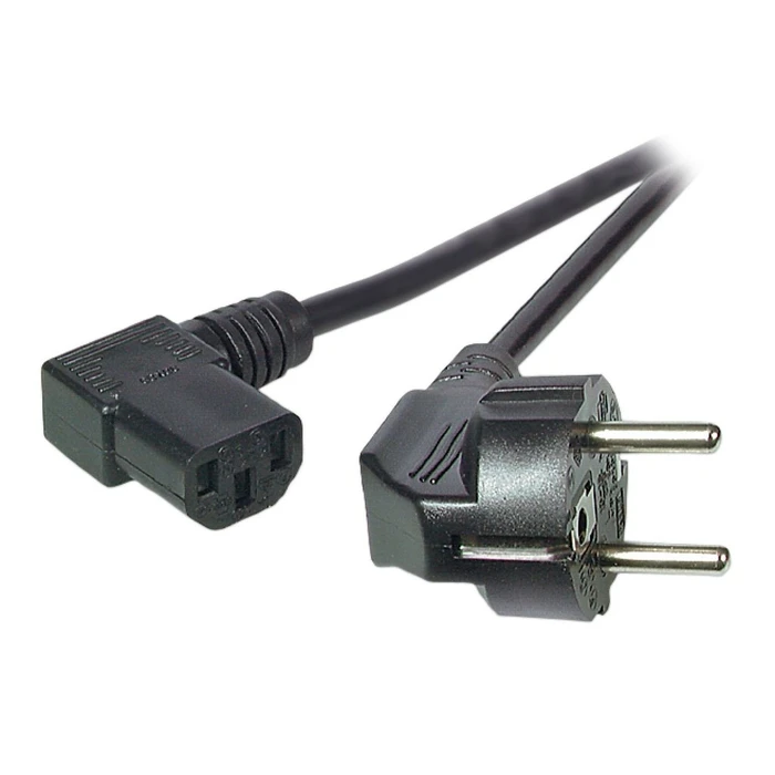 Καλώδιο Τροφοδοσίας EFB 90°-C13 90°,sw,3.0m,3x1.00mm