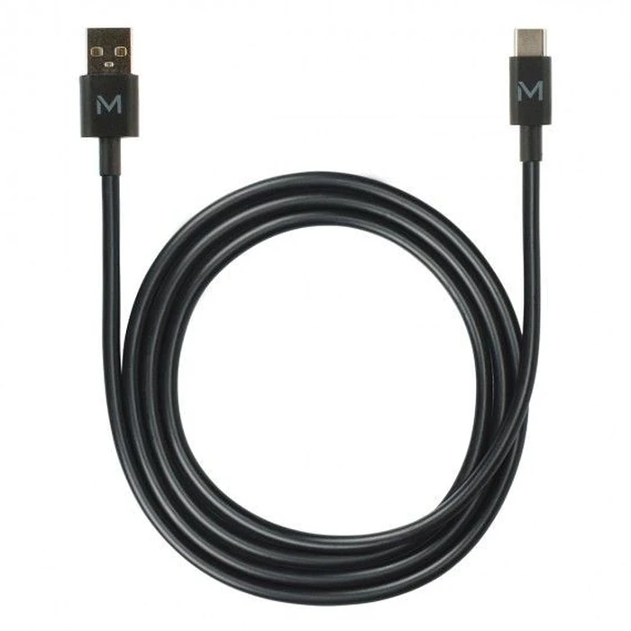 Καλώδιο USB Mobilis Energia Cable - USB A / USB C - 1m - Black