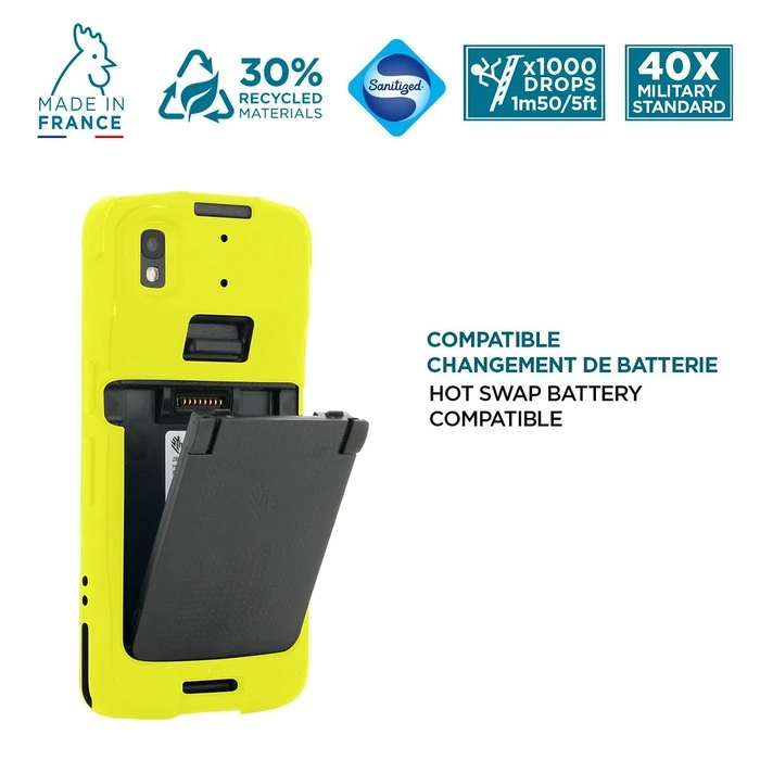 Αξεσουάρ POS Mobilis PROTECH Case+Handstrap Zebra TC22/27 Safety yell sof