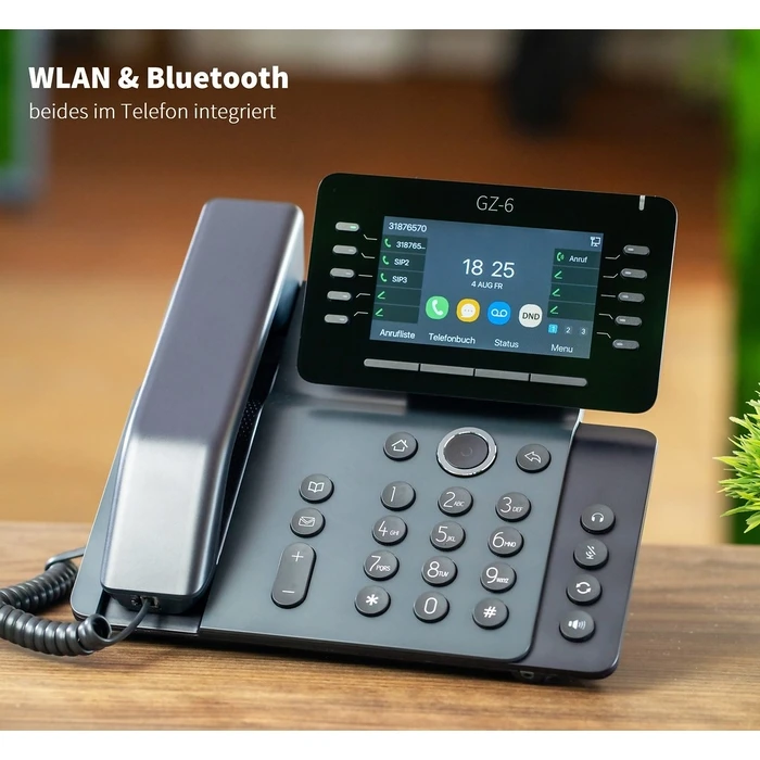 Τηλέφωνο IP Gequdio GZ-6 with - with WLAN und Bluetoot