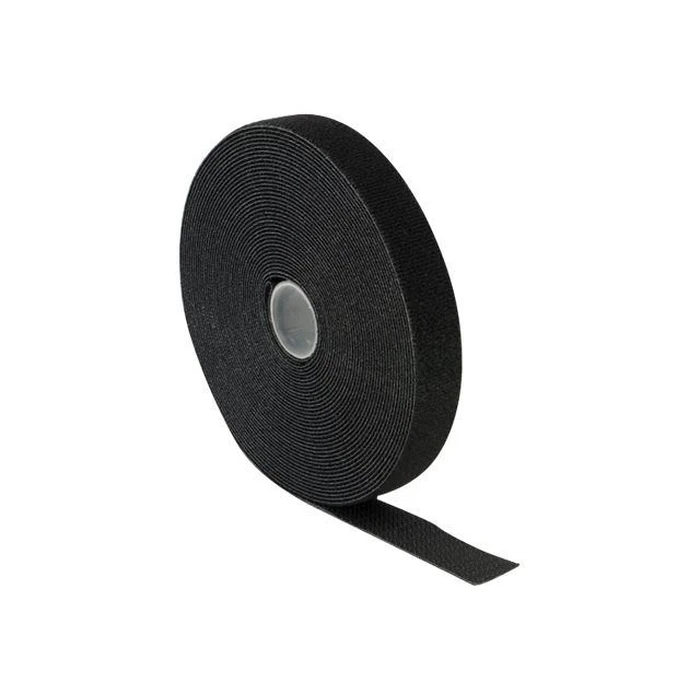 Δεματικά Καλωδίων Delock hook and loop fastener 10,000x20mm 1x roll black