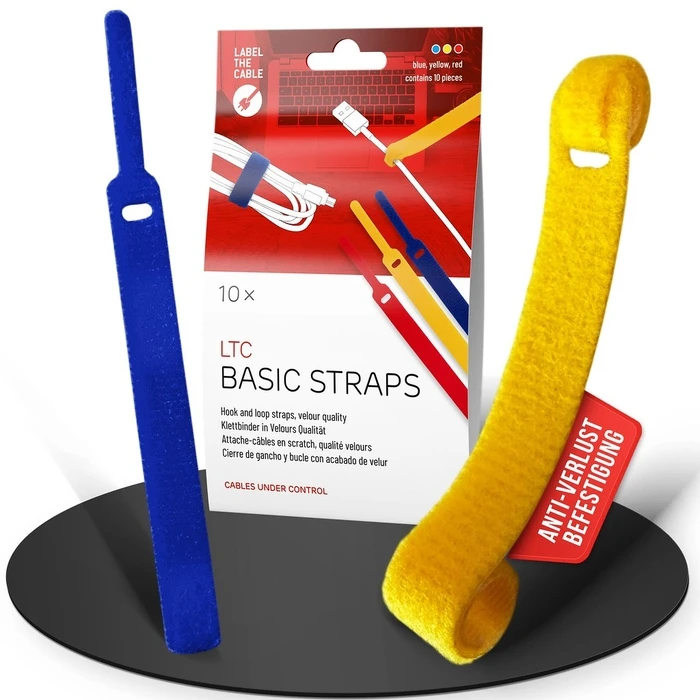 Δεματικά Καλωδίων LTC Velcro Basic10er Set for bundling and organizing Mix