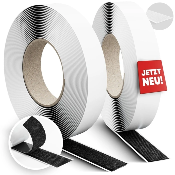 Δεματικά Καλωδίων LTC Velcro Easy Tape Strap 8mx20mm bundling and organizing Black