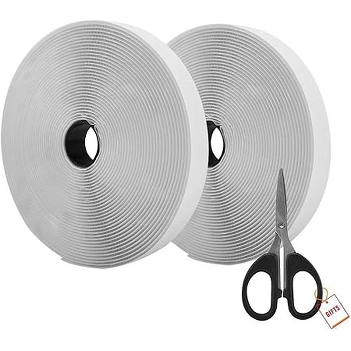 Δεματικά Καλωδίων Logilink Velcro-Set, White, Breite: 25 mm, Rolle, 5m