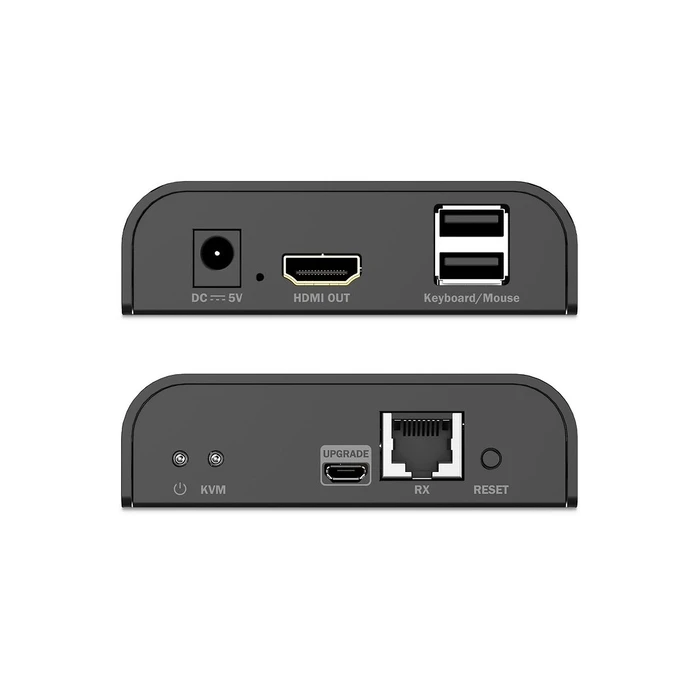 Διανομέας HDMI Digitus KVM IP Receiver 4K/60Hz Black