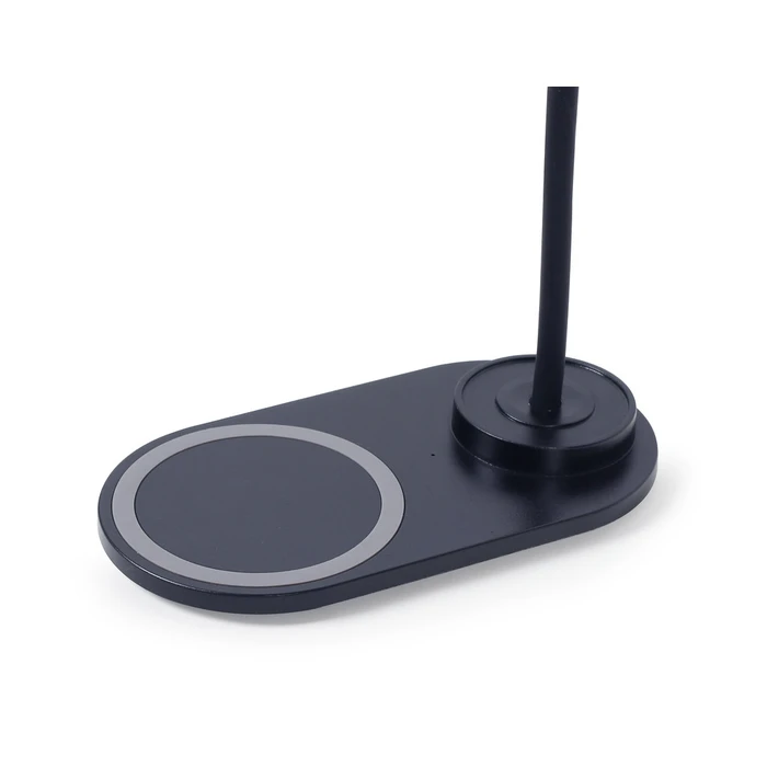 Φωτιστικό Γραφείου Gembird with wireless charger, black/white
