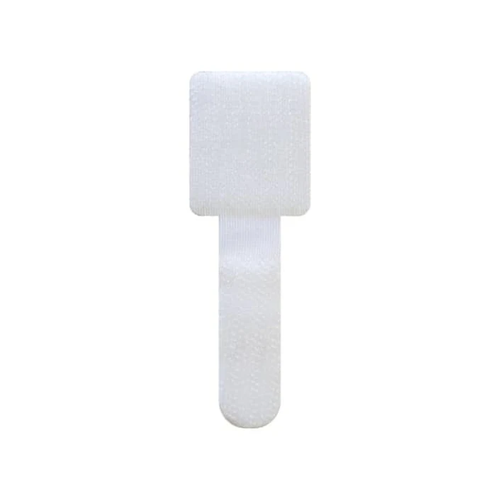 Δεματικά Καλωδίων Schwaiger Velcro wall clip 90x12x2mm White 10piece